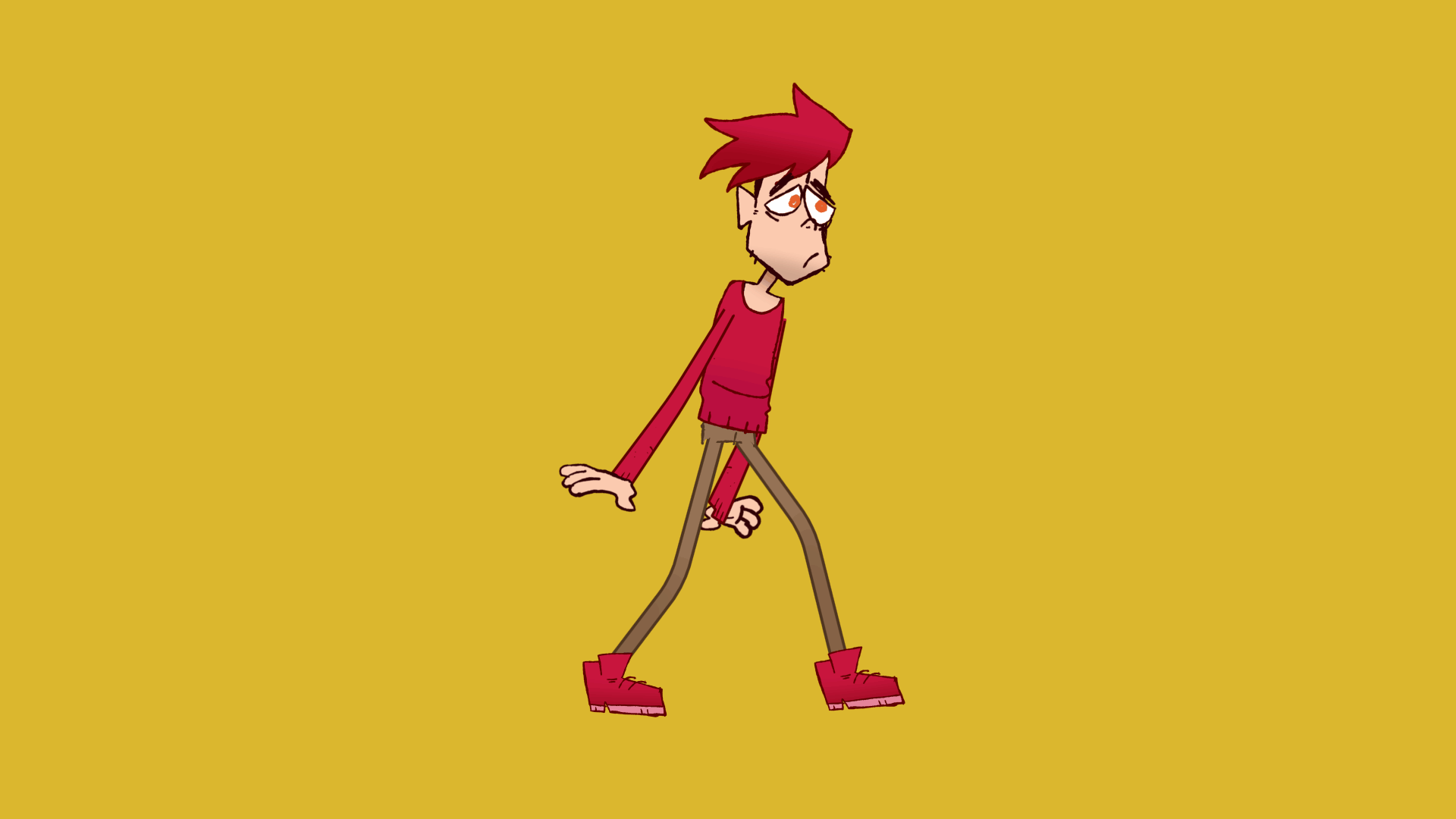 Animated GIF Walk Cycle Artifact